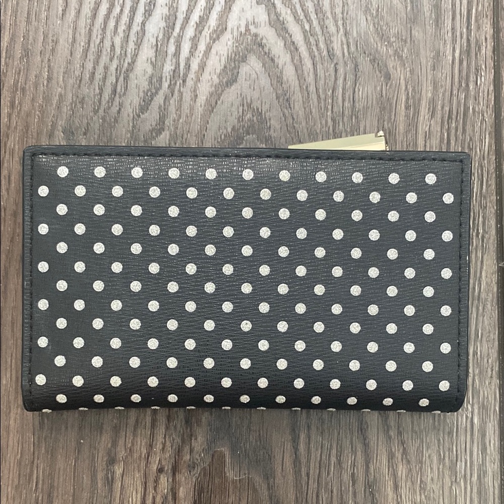 Kate Spade Black and White Polka Dot Wallet - Picture 3 of 5